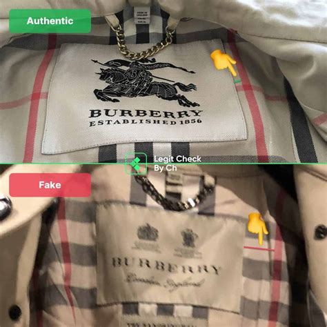 burberry touch real vs fake|identify burberry raincoat.